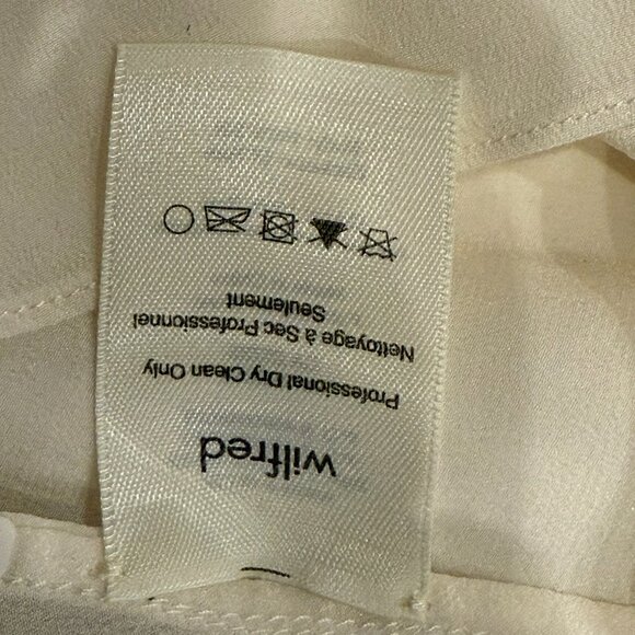 Aritzia Silk Blouse with Sheer lace mesh - Picture 6 of 6